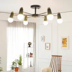 Люстра на штанге ROTARY L3 Black от ImperiumLoft
