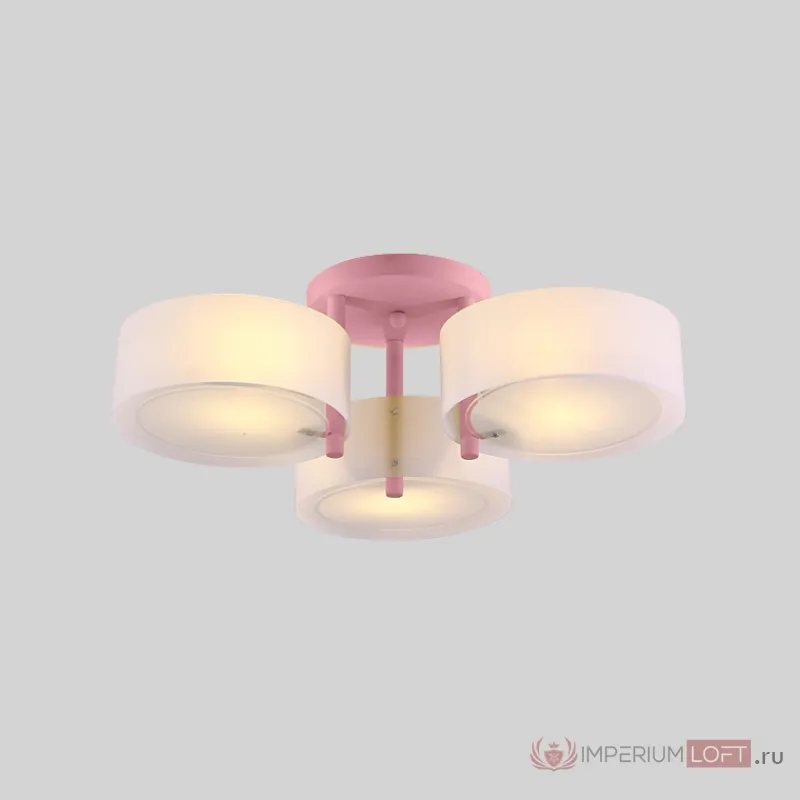 Потолочная люстра HEDDA D54 3 lamps Pink от ImperiumLoft