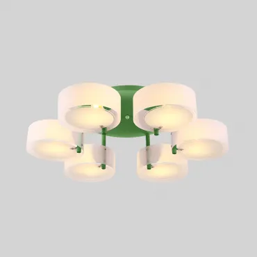 Потолочная люстра HEDDA D73 6 lamps Green от ImperiumLoft