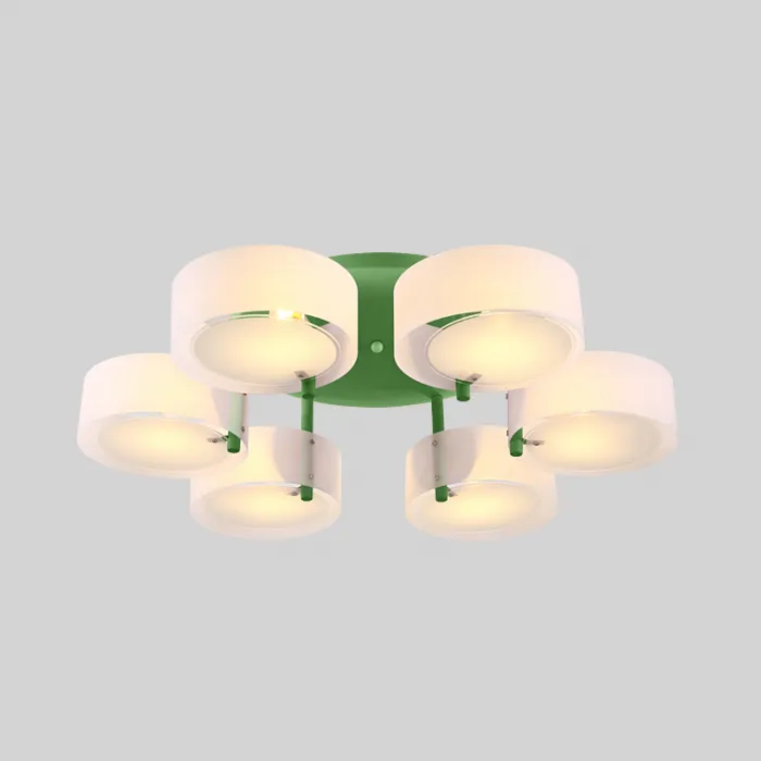 Потолочная люстра HEDDA D73 6 lamps Green от ImperiumLoft
