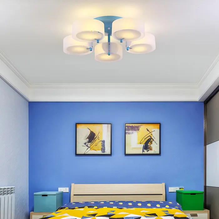 Потолочная люстра HEDDA D54 3 lamps Pink от ImperiumLoft