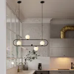 Подвесной реечный светильник HOOP L120 ЧЕРНЫЙ от ImperiumLoft