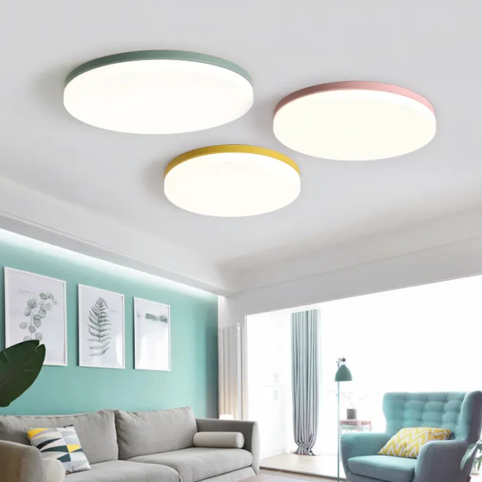 Потолочный светильник DISC HALF D38 Pink от ImperiumLoft