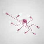 Потолочная люстра SCHEME PINK от ImperiumLoft