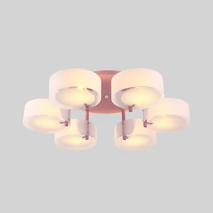 Потолочная люстра HEDDA D73 6 lamps Pink от ImperiumLoft