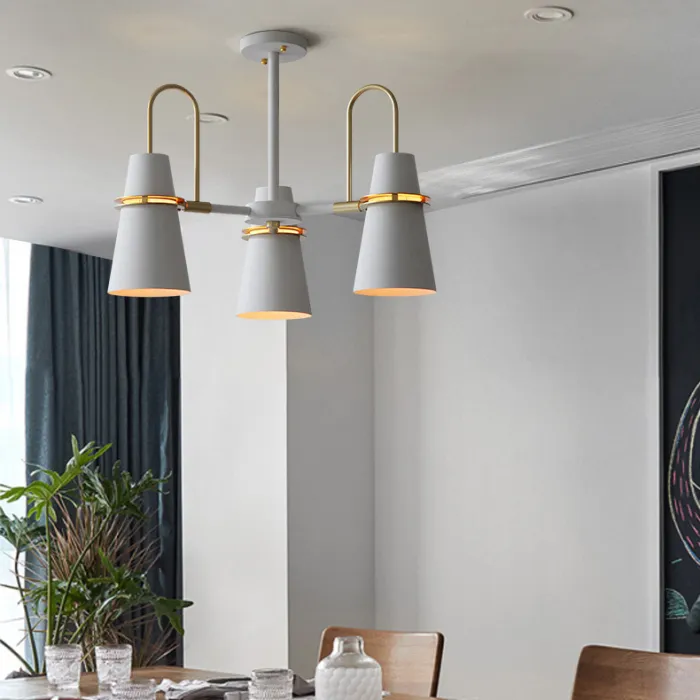 Люстра на штанге REINAR A D57 White от ImperiumLoft