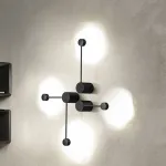 Бра Via Pin Wall L41,5 Black от ImperiumLoft