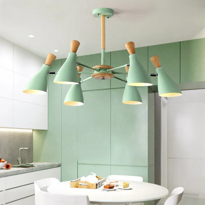 Люстра на штанге TUNE L3 Green от ImperiumLoft