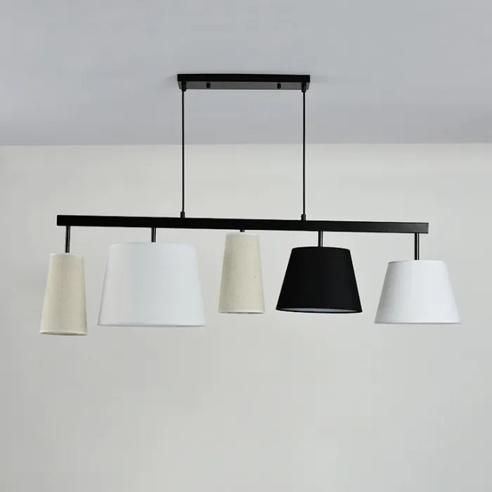Подвесной светильник Parecchi Black L117 Round section от ImperiumLoft