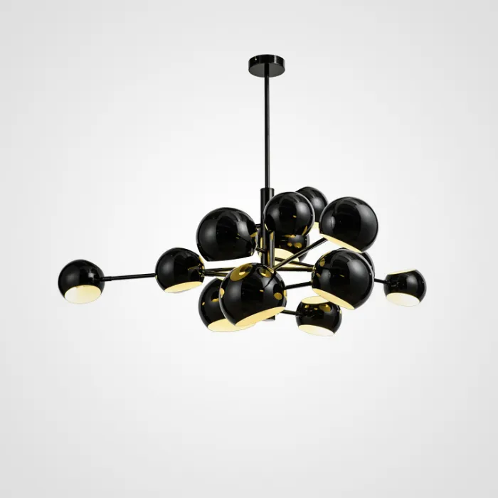 Дизайнерская люстра Kopra Burst L11 Black от ImperiumLoft