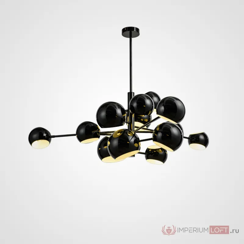 Дизайнерская люстра Kopra Burst L11 Black от ImperiumLoft