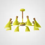 Люстра на штанге TUNE L8 Yellow от ImperiumLoft
