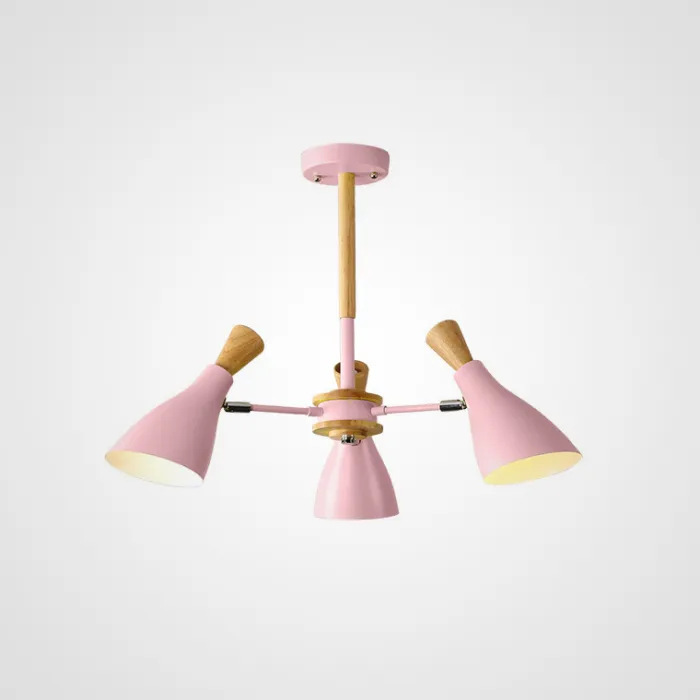 Люстра на штанге TUNE L3 Pink от ImperiumLoft