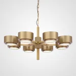 Подвесная люстра Hans-Agne Jakobsson Large Brass Chandelier for Markaryd in Sweden L6