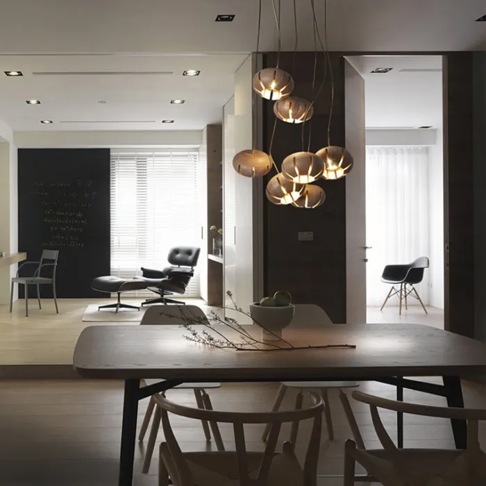 Дизайнерская люстра CAPSULES D60 Light wood от ImperiumLoft