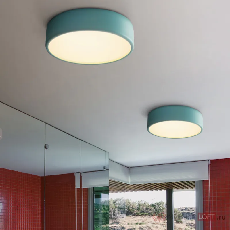 Потолочный светильник CYLINDER B D35 Blue от ImperiumLoft