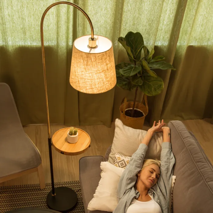 Торшер Jeff Floor Lamp in Antique Brass от ImperiumLoft