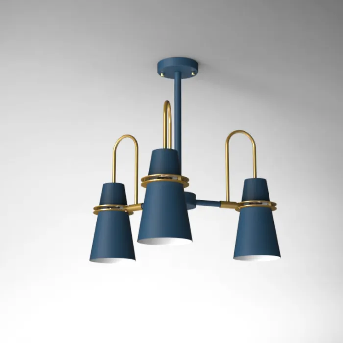 Люстра на штанге REINAR A D57 Blue от ImperiumLoft