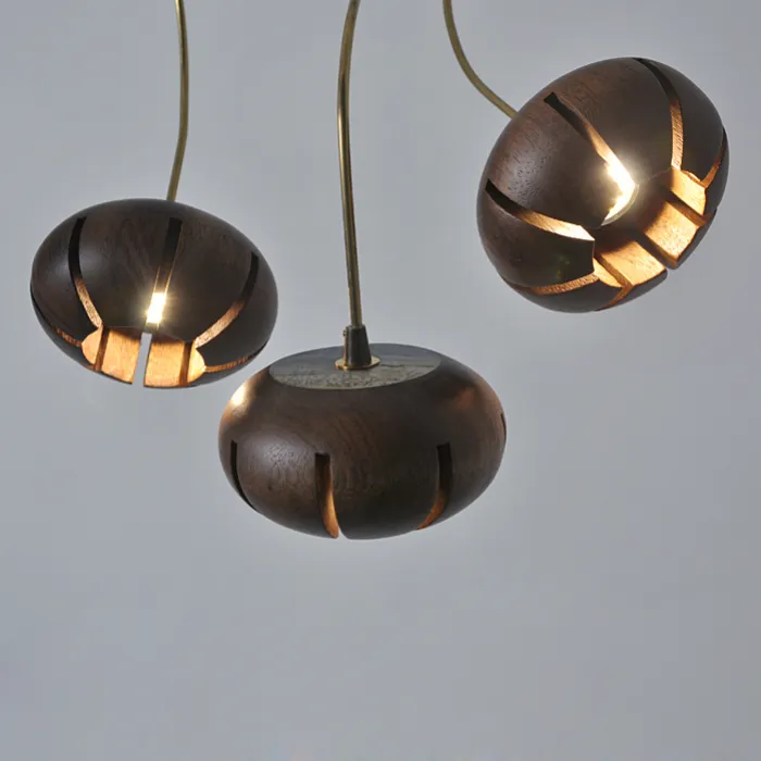 Дизайнерская люстра CAPSULES D60 Light wood от ImperiumLoft