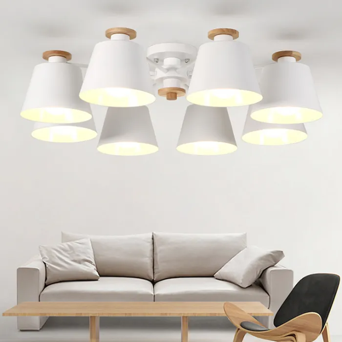 Люстра на штанге SCAD D88 White от ImperiumLoft