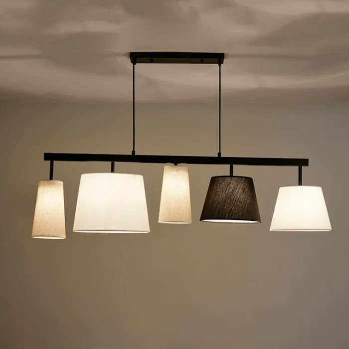 Подвесной светильник Parecchi Black L117 Round section от ImperiumLoft