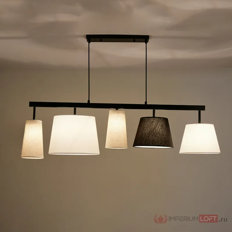 Подвесной светильник Parecchi Black L117 Square section от ImperiumLoft