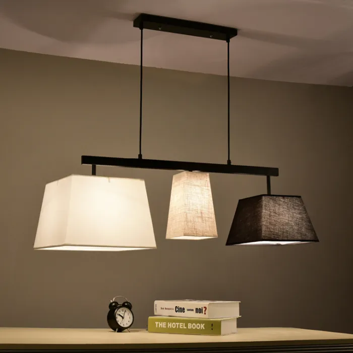Подвесной светильник Parecchi Black L117 Round section от ImperiumLoft