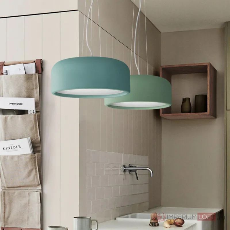 Потолочный светильник CYLINDER B D35 Blue от ImperiumLoft