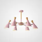Люстра на штанге TUNE L6 Pink от ImperiumLoft