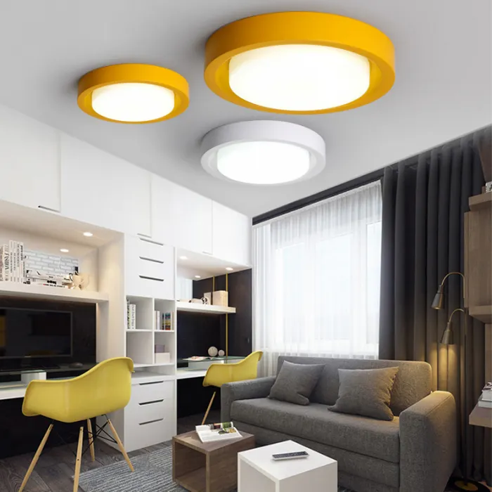 Потолочный светильник BUTTON D33 Yellow от ImperiumLoft