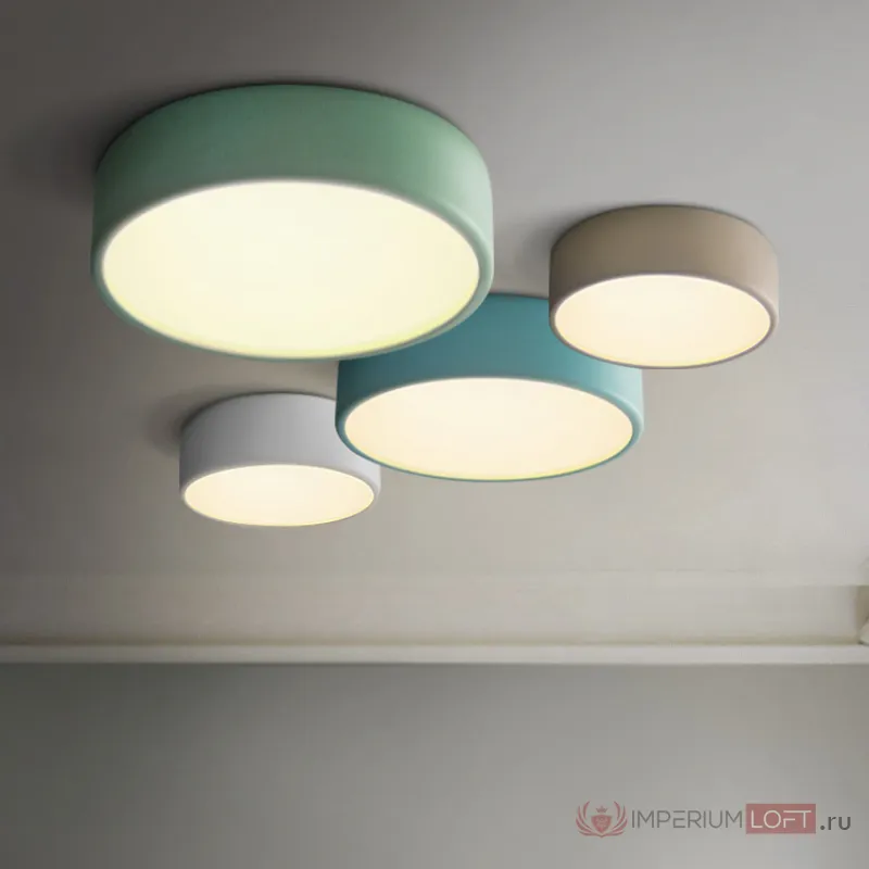 Потолочный светильник CYLINDER B D35 Blue от ImperiumLoft