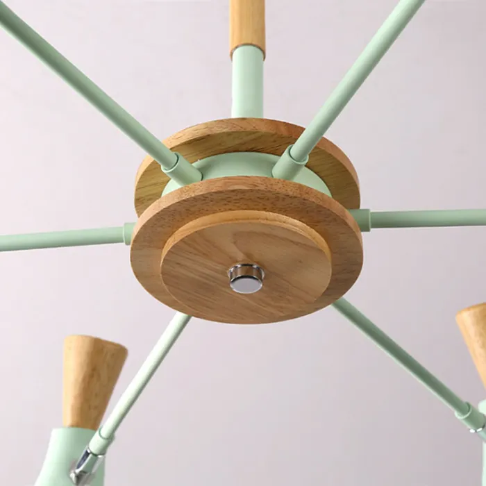 Люстра на штанге TUNE L3 Green от ImperiumLoft
