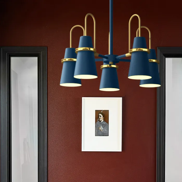 Люстра на штанге REINAR A D57 White от ImperiumLoft