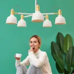 Люстра на штанге VINLAND CH D82 White от ImperiumLoft
