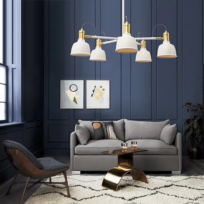 Люстра на штанге VINLAND CH D82 White от ImperiumLoft
