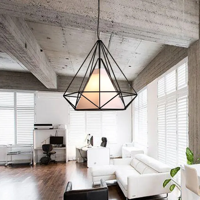 Подвесной светильник The Diamond Chandelier Kevin Reilly 3 Белый от ImperiumLoft