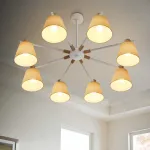 Потолочная люстра на штанге NATURA A YELLOW 8 от ImperiumLoft