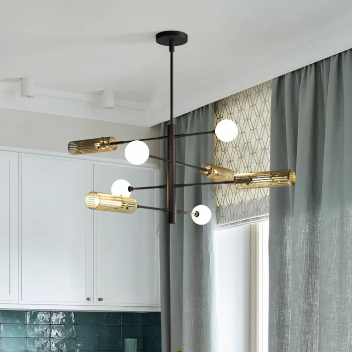 Люстра на штанге SWAY D116 6 lamps от ImperiumLoft