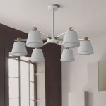 Потолочная люстра на штанге NATURA A YELLOW 8 от ImperiumLoft