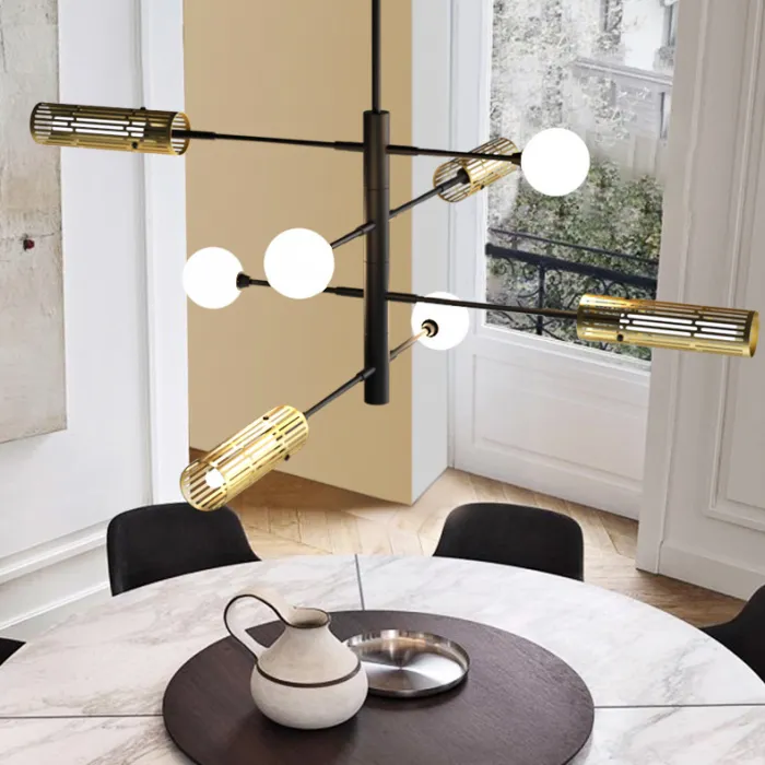 Люстра на штанге SWAY D116 6 lamps от ImperiumLoft
