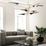 Люстра Cross cable no 407 D125 4 lights Black от ImperiumLoft