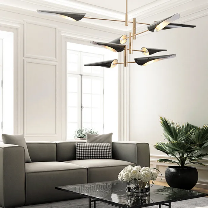 Люстра Cross cable no 407 D125 4 lights Black от ImperiumLoft