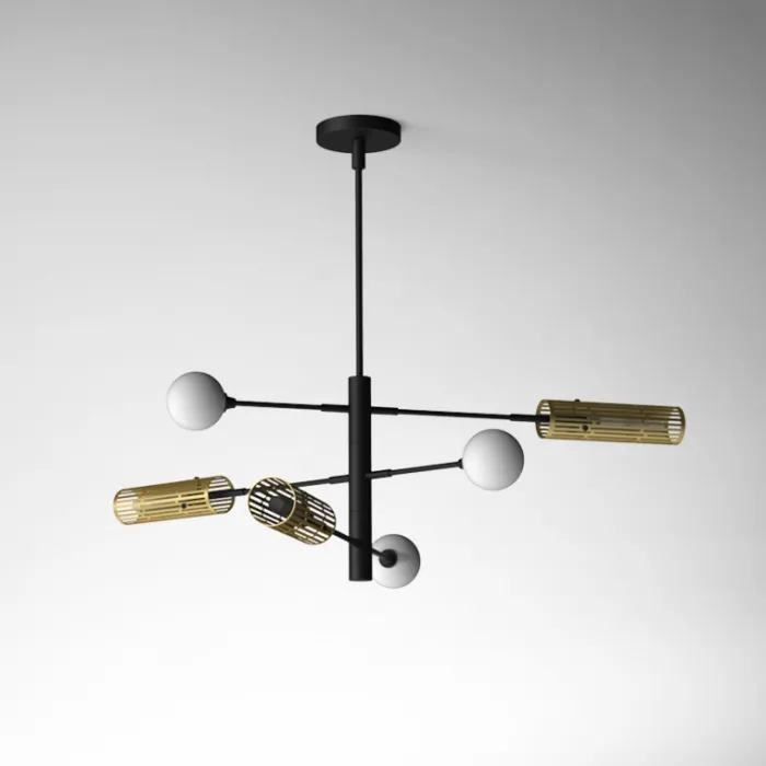 Люстра на штанге SWAY D116 6 lamps от ImperiumLoft