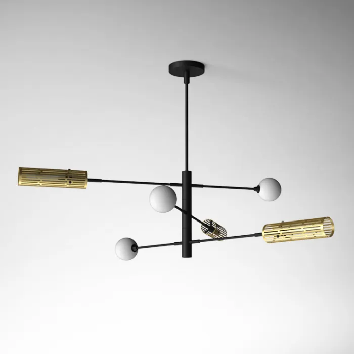 Люстра на штанге SWAY D130 6 lamps от ImperiumLoft