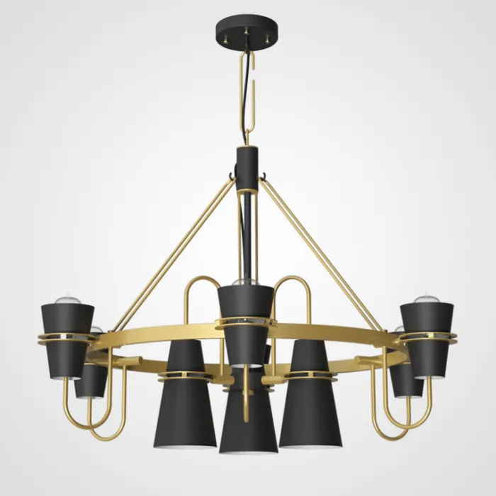 Подвесная люстра REINAR B D101 Black от ImperiumLoft