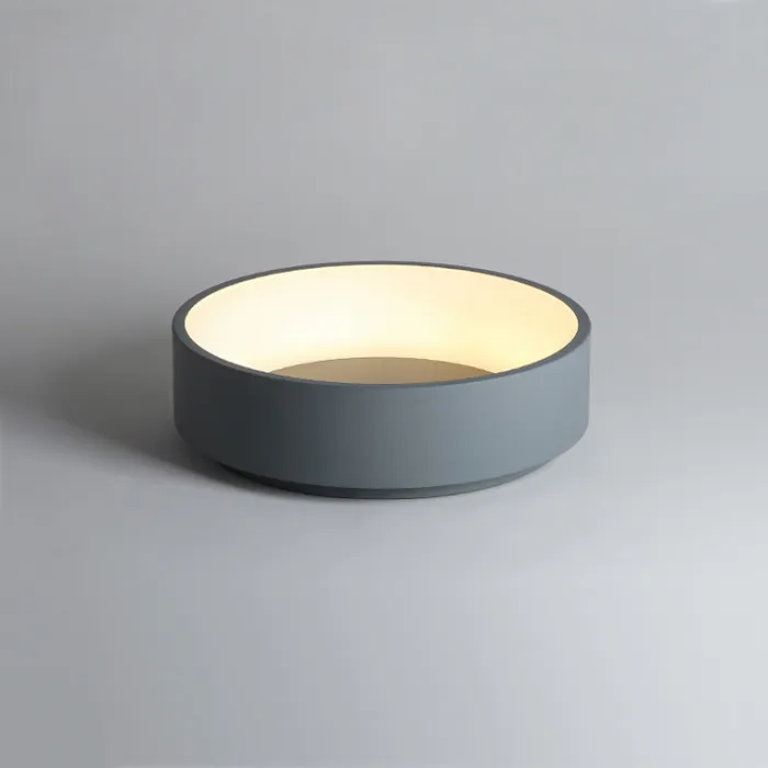 Потолочный светодиодный светильник TRAY D45 Gray от ImperiumLoft