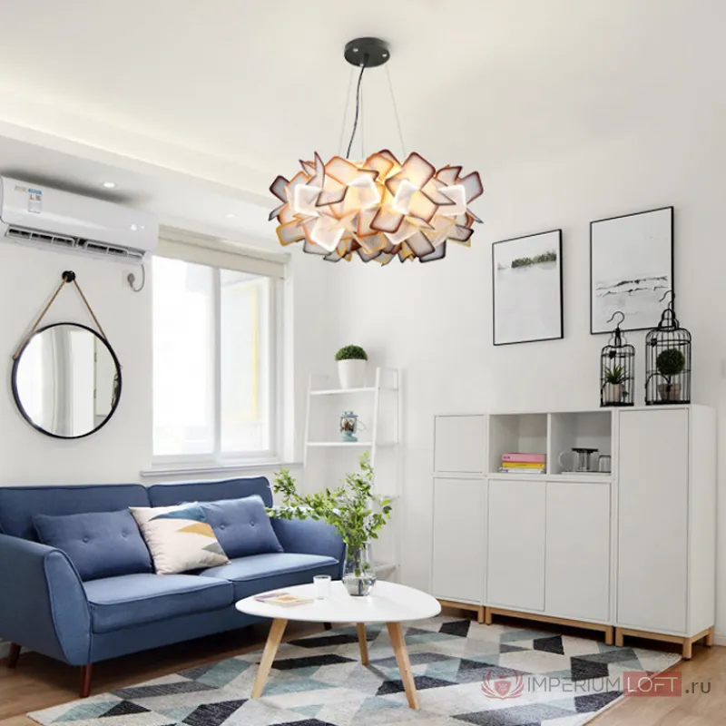 Подвесная люстра CLIZIA D53 Purple от ImperiumLoft