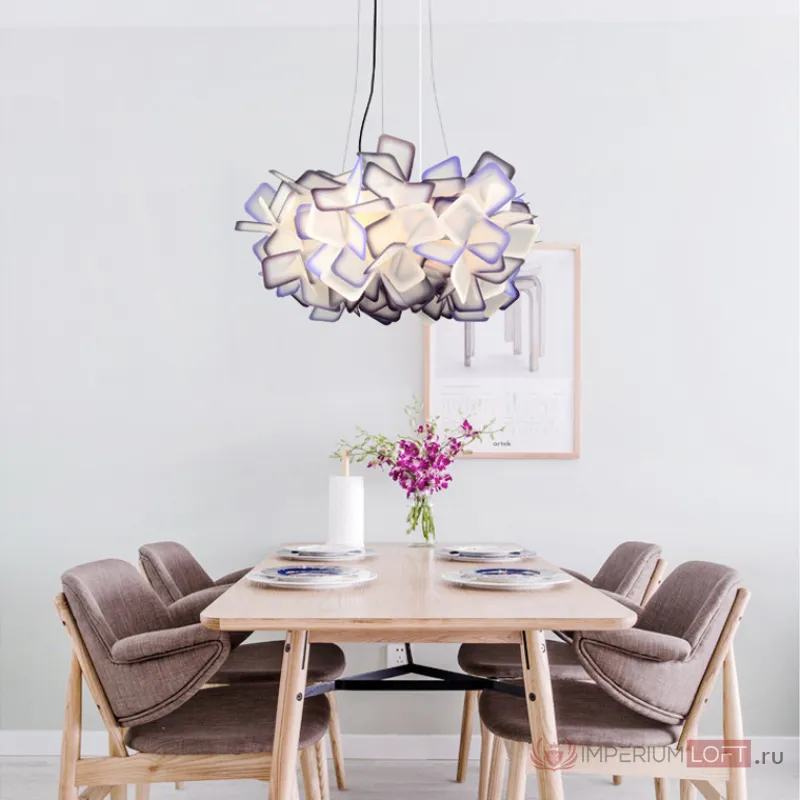 Подвесная люстра CLIZIA D53 Purple от ImperiumLoft