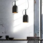 Подвесной светильник URANIUM D24 Black от ImperiumLoft