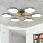 Потолочная люстра TURNA 6 Gray от ImperiumLoft